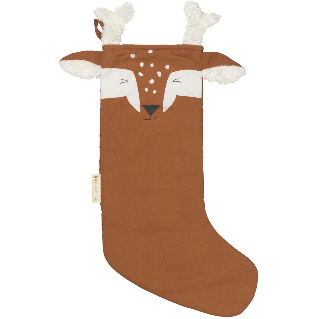 Christmas Stocking Deer - Cinnamon