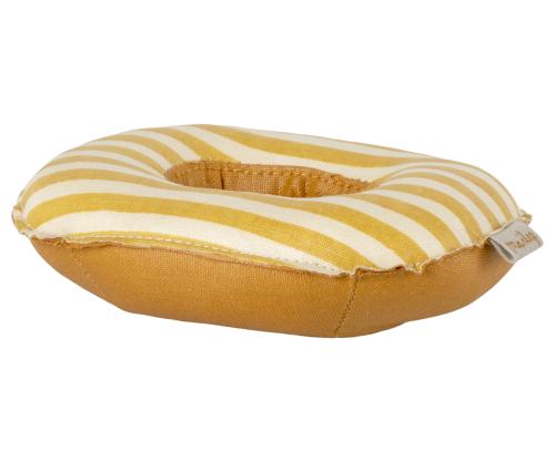 Maileg – Gummibåt vit med gula ränder, för små möss