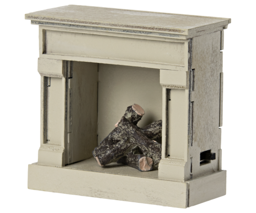 Öppen spis - offwhite - Maileg