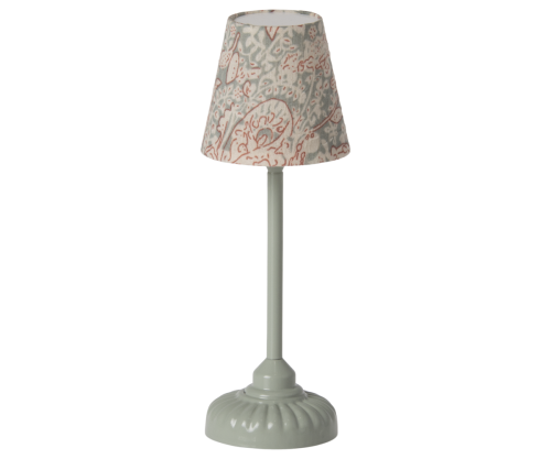 Maileg - Golvlampa med ljus, vintage till dockhus - Mint