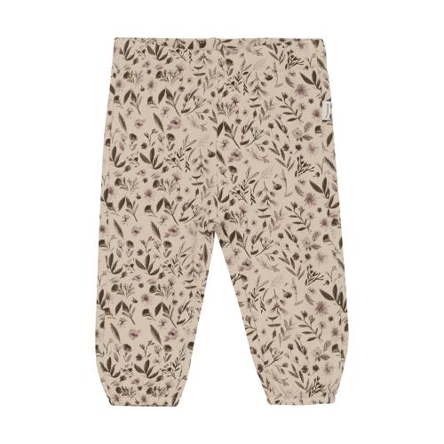 Sweatpants - Rökgrå med Blommor