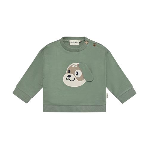 Sweatshirt hund - grön