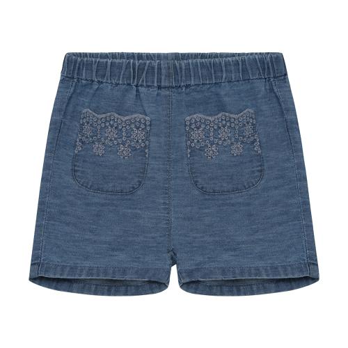 Shorts jeans mini Chambray - Faded denim