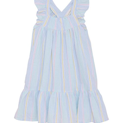 Minymo Klänning randig - Wan Blue