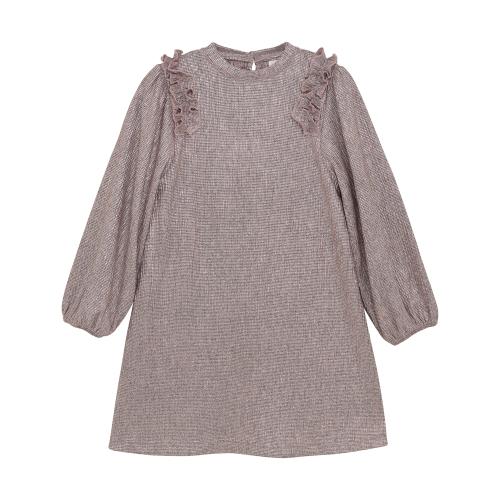 Klänning rosa glitter