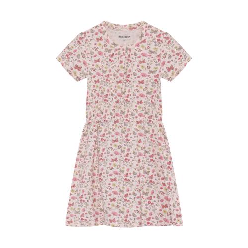 Klänning blommor och fjärilar