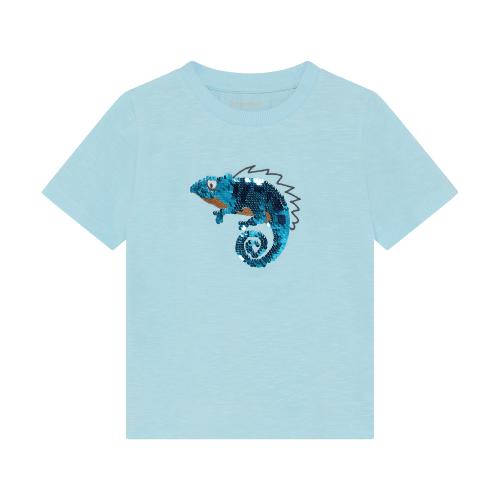 T-shirt ödla paljetter - Minymo