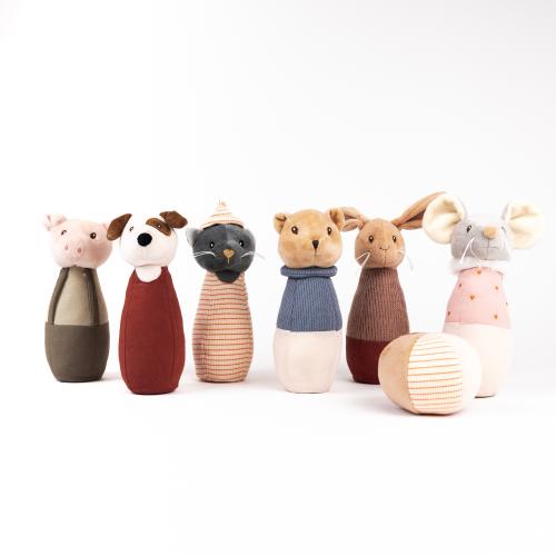 Bowlingset Kompisar Djur - Egmont Toys