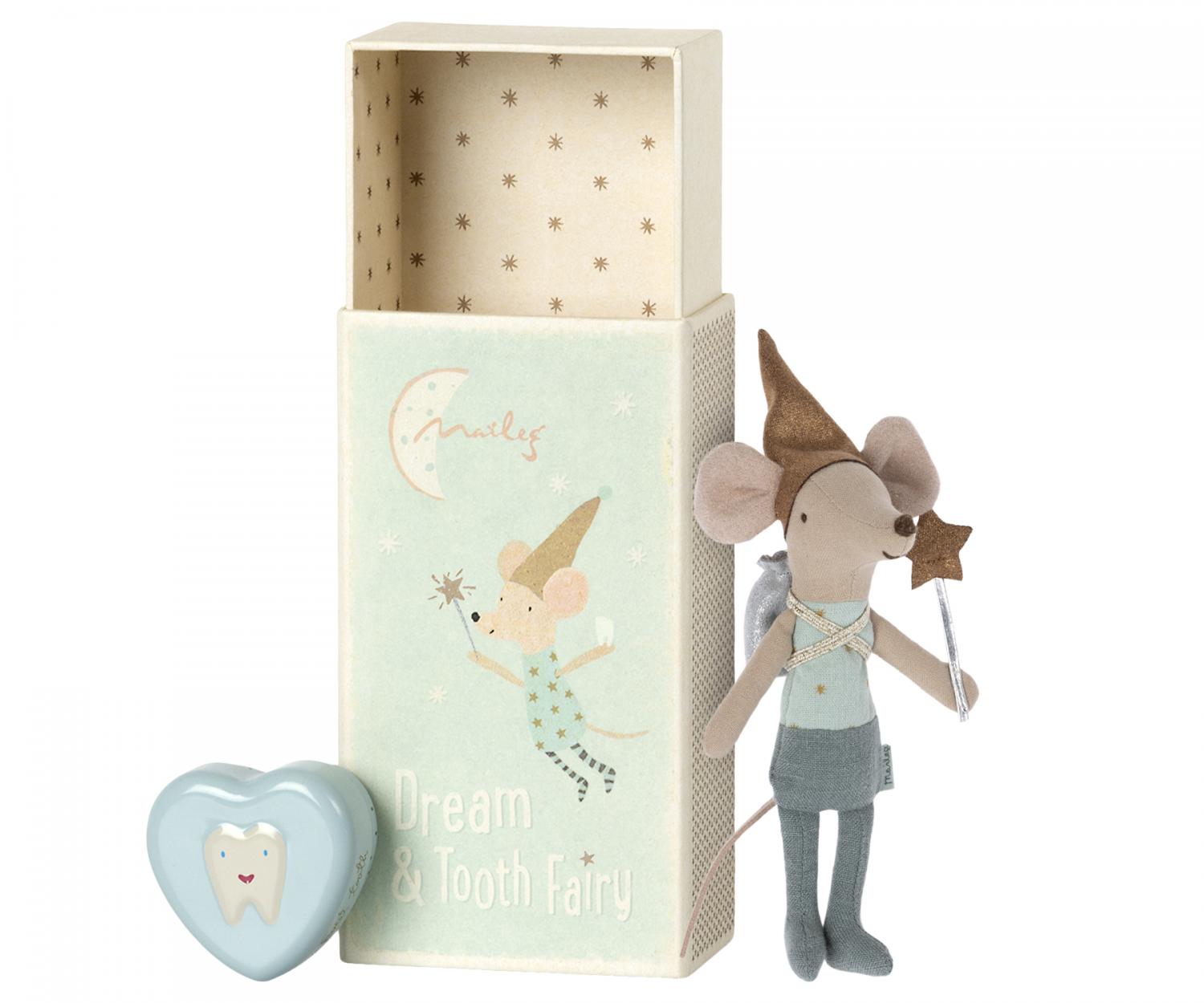 Mouse, tooth fairy in box