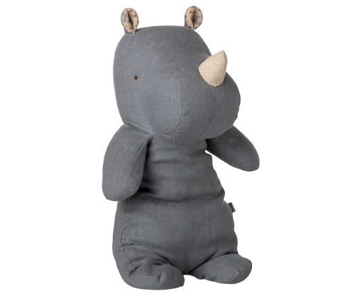 Maileg gosedjur - Safari friends medium noshörning - Dusty Blue