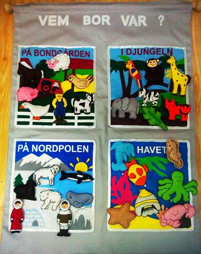 Tygtavla, Vem bor var? - Grå