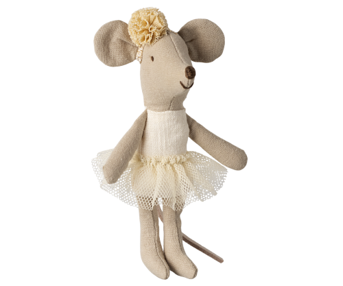 Ballering mouse, little sister - offwhite - Maileg
