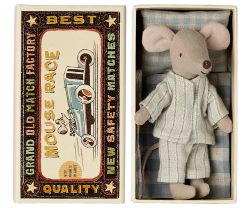 Maileg - Big brother mouse in a matchbox