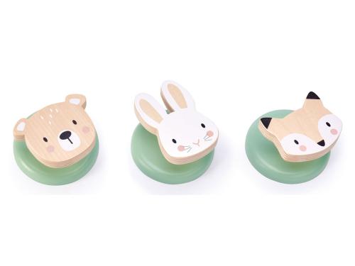 Krokar i trä Skogsdjur