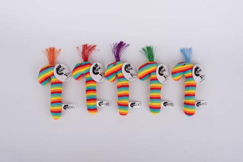 Kalikå Maskskallra - randig rainbow