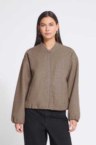 Bomberjacka Ihjannet Ja15 - Taupe gray melange
