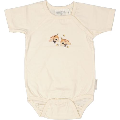 Body m. kort arm Long ear Beige bambu