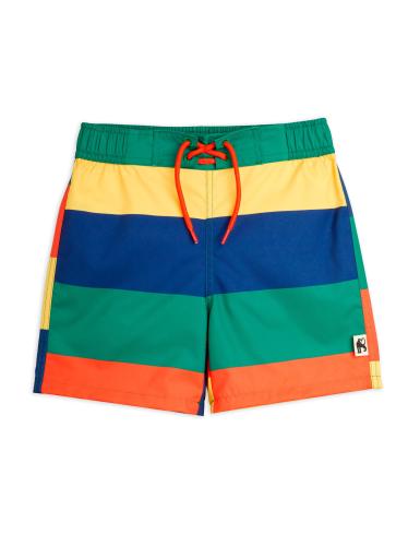 Stripe swim shorts