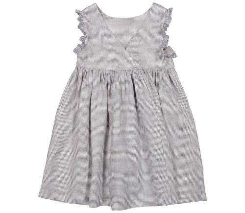 Darame Linne klänning - Mini Check