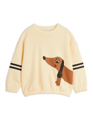 Sweatshirt, Dog Stripes - Beige