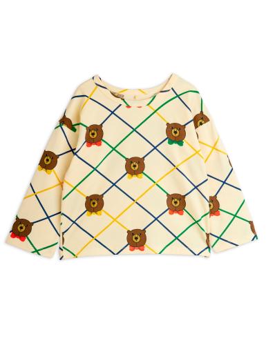 Bear check långärmad T-shirt