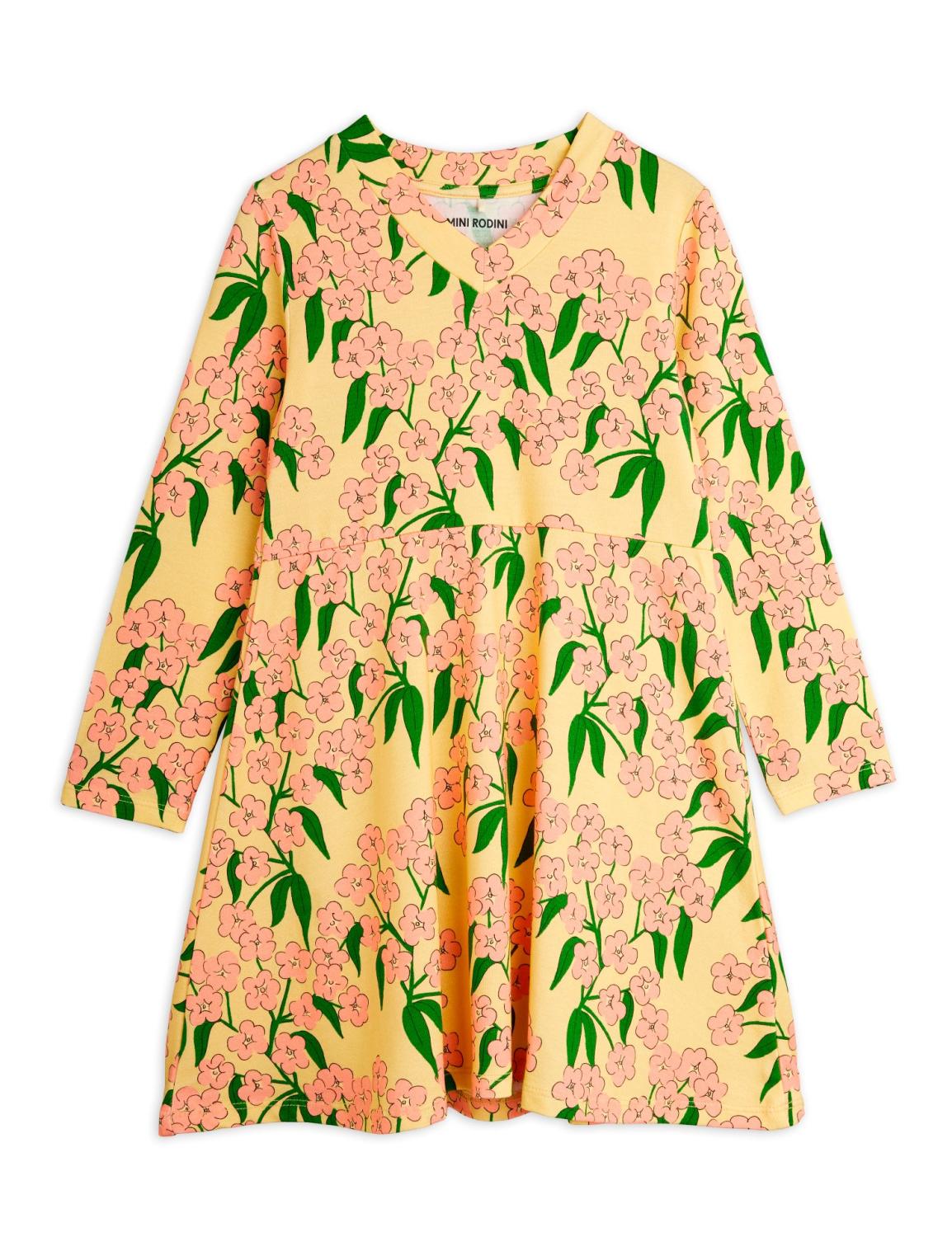 Alpine flowers långärmad klänning