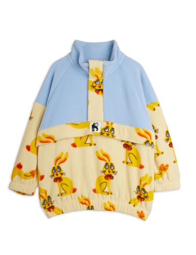 Fleecetröja Half-zip - kaniner