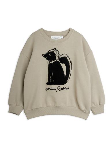 Sweatshirt chenille - skunk