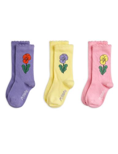 Violas strumpor 3-pack - blommor
