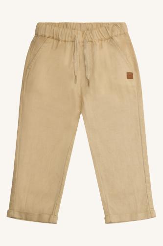 Byxor Thure - Linne - Pale khaki