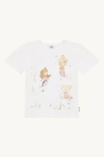 T-shirt Sjöjungfru - Alma - White