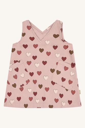 Karoline klänning - Hjärtan