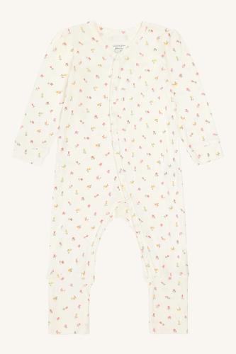 Mulle Vintage heldress - ivory blommor - bambu