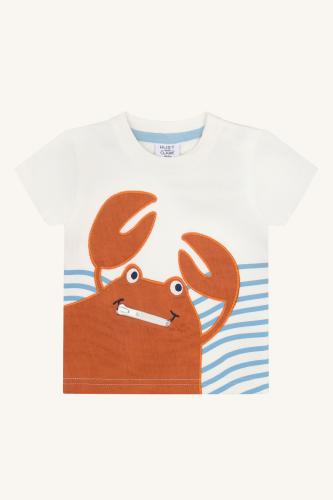 T-shirt Anton Krabba - Ivory crab