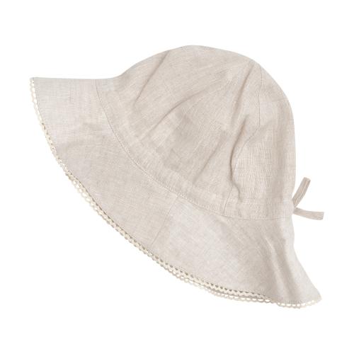 Solhatt Linne beige - Huttelihut