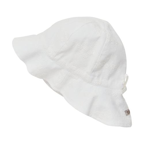 Solhatt broderad - ANTIQUE WHITE