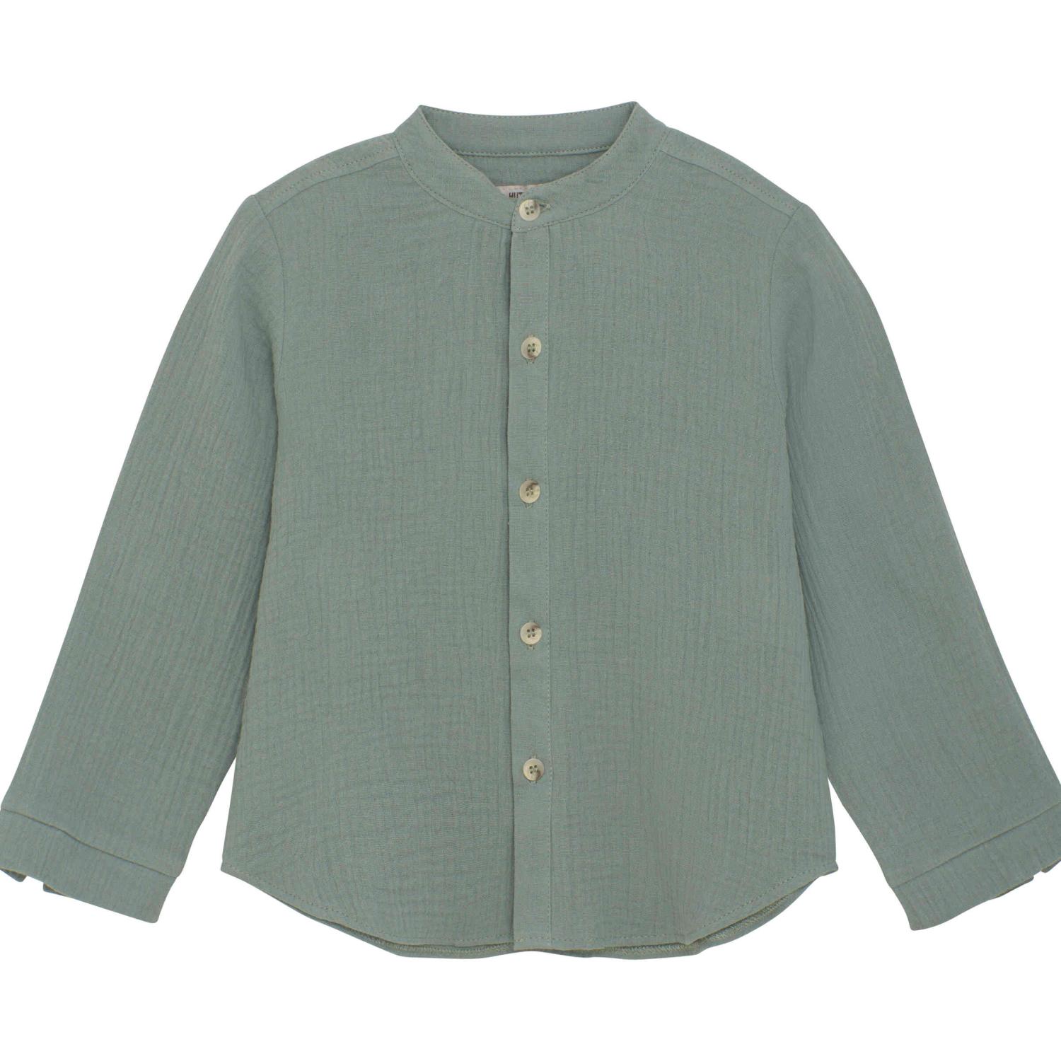 Skjorta i muslin - grön