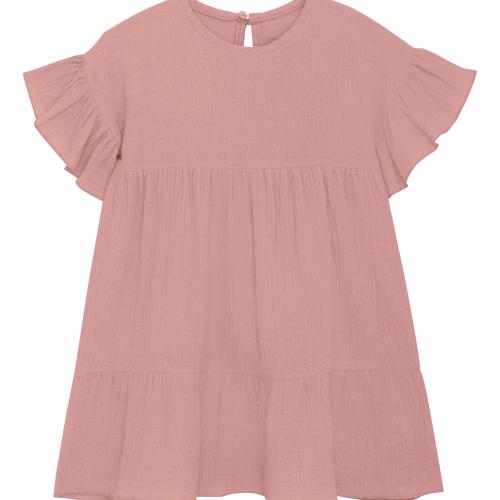 Klänning i muslin - Ash rose