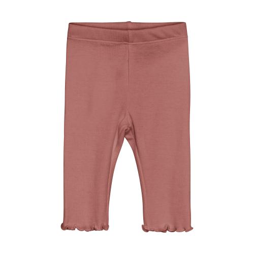 Leggings rib baby Burlwood - Huttelihut