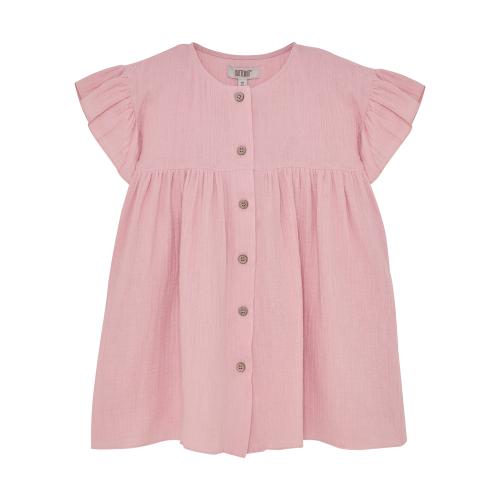Klänning muslin rosa - pale mauve