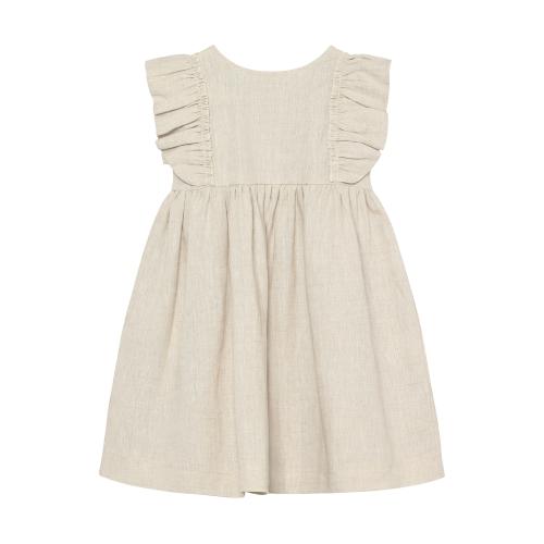 Klänning, Linne - Antique white
