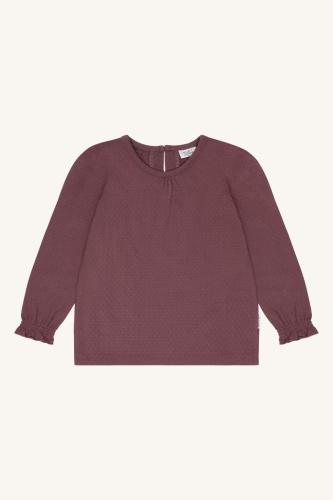 Alma Solid tröja - plommon
