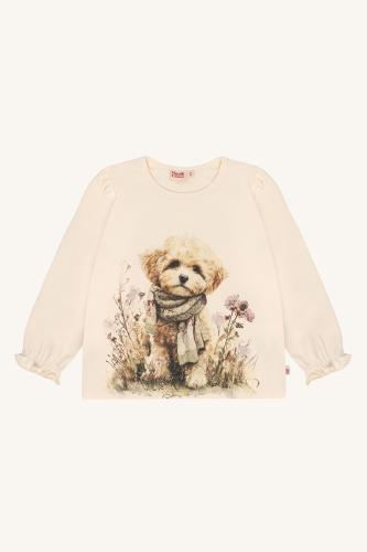 Alma Dog långärmad tröja - Benvit