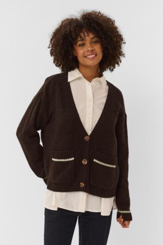 CUNova Cardigan - Coffee Bean Melange / Brown