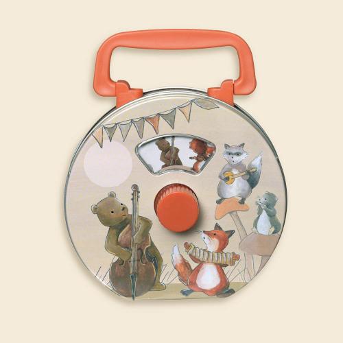 Speldosa rörliga musikdjur