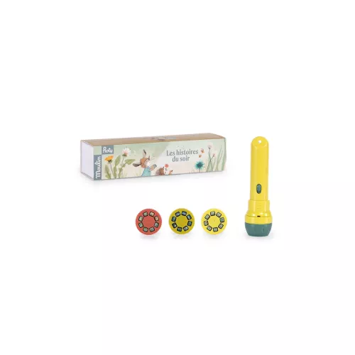 Ficklampa med berättelser - tre små kaniner