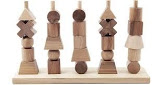 Natural stacking toy