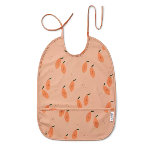 Lai Bib - Papaya/Pale tuscany