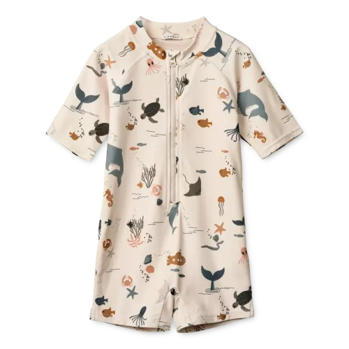 Max UV-dräkt - Sea creature/Sandy