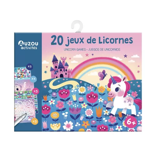 Pysselkort Enhörning - 20st